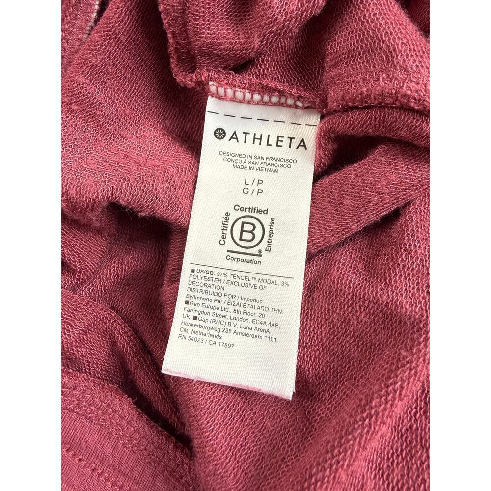 ATHLETA Balance Sleeveless Romper - Berry Rose - L - Picture 8 of 11
